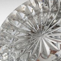 Vintage Crystal Glass Candy Dish with Lid, Clear Glass, Home Decor, Hostess Gift, Candy Jar, Trinket Dish