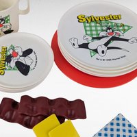 Vintage 1996 Looney Tunes Sylvester Child's Play Set, Chilton, Pretend Play, Kids Kitchen, Gift for Child, Collector's Item