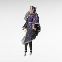 Vintage Kingstate Porcelain Harlequin Doll | 17.5 inch Collectible Doll | Purple Jester Doll | Clown Doll