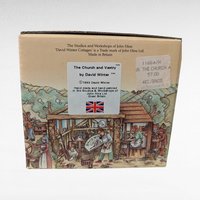 1993 David Winter The Church & Vestry Cottage, Collectible English Village, Miniature House, Gift for Collectors