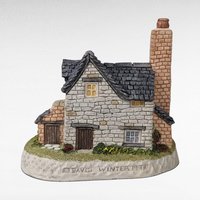 1993 David Winter The Smithy Cottage, Collectible English Village, Miniature House, Gift for Collectors