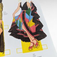 1995 Great Fashion Designs of the Seventies Paper Dolls, Tom Tierney, Complete Set, Vintage Paper Dolls, Gift for Collector