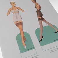 1985 Great Fashion Designs of the Fifties Paper Dolls, Tom Tierney, Complete Set, Vintage Paper Dolls, Gift for Collector
