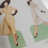1985 Great Fashion Designs of the Fifties Paper Dolls, Tom Tierney, Complete Set, Vintage Paper Dolls, Gift for Collector