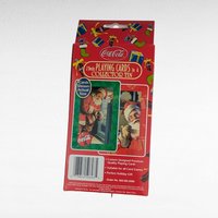 Vintage Coca Cola Lot, Wind-Up Polar Bears, Santa Tin Playing Cards, Collectible Coca Cola, New in Package