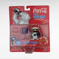 Vintage Coca Cola Lot, Wind-Up Polar Bears, Santa Tin Playing Cards, Collectible Coca Cola, New in Package