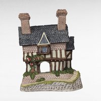 1987 David Winter "Gunsmiths Cottage" | The Midlands Collection | with COA and Box