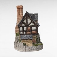 1983 David Winter Cottage "The Bakehouse" | with COA and Original Box | Vintage Collectible