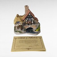 1993 David Winter Cottage "Birthday Cottage" | with COA and Original Box | Vintage Collectible