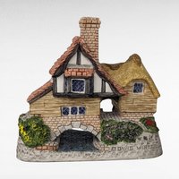 1993 David Winter Cottage "Birthday Cottage" | with COA and Original Box | Vintage Collectible