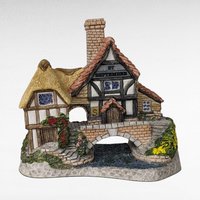 1993 David Winter Cottage "Birthday Cottage" | with COA and Original Box | Vintage Collectible