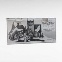 1997 Dept 56 Heritage Village FLAWED "The Spirit of Giving" 13 Piece Set