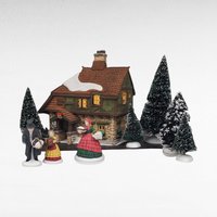 1997 Dept 56 Heritage Village FLAWED "The Spirit of Giving" 13 Piece Set