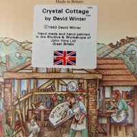 1993 David Winter Cottage "Crystal Cottage" | Signed | with COA and Original Box