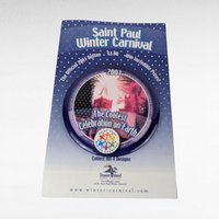 Vintage Saint Paul Winter Carnival Buttons, 1993, 2001, 2003, Collectible Minnesota Memorabilia, Gift for Collectors