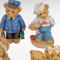 Cherished Teddies Figurines Lot, 1991-2000, Collectible Resin Bears, Vintage Enesco Figurines, Gift for Teddy Bear Lovers