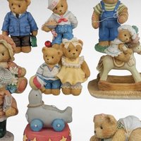Cherished Teddies Figurines Lot, 1991-2000, Collectible Resin Bears, Vintage Enesco Figurines, Gift for Teddy Bear Lovers