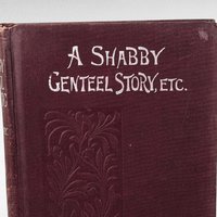 Antique Shabby Genteel Story & Other Tales, Thackeray Hardcover, Victorian Literature, Collectible Book, Gift for Reader