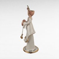 2001 Blue Sky Clayworks Heather Goldminc "Harmony" Candle Holder, Vintage Ceramic Figurine, Home Accent