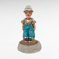 Vintage 2000 Ron Lee Rascal Clown Figurine, 4.5" Collectible Clown, Whimsical Decor, Gift for Clown Collectors