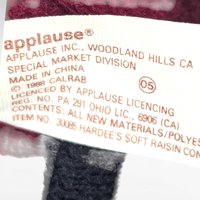 Vintage 1988 Applause California Raisins Bendable Figures, 1980s Collectible Toys, Retro Novelty Gift, Nostalgic 80s Memorabilia, Hardees