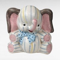 Vintage Napco Ceramic Elephant Planter | Nursery Decor | Baby Shower Gift | Retro Planter | Elephant Lover