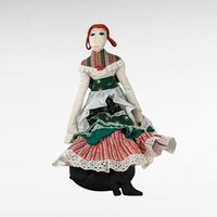 Handmade 25" Cloth Doll | Vintage Fabric Doll | Collectible Doll | Handmade Toy | Gift for Doll Collector