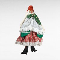 Handmade 25" Cloth Doll | Vintage Fabric Doll | Collectible Doll | Handmade Toy | Gift for Doll Collector