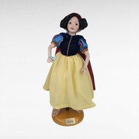 Vintage Franklin Mint Ashton Drake Snow White Porcelain Doll | Disney Collectible | 13" Doll with Stand