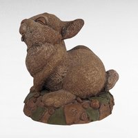 1995 Tim Wolfe "Twitch" Rabbit Figurine | Cairn Studios | Collectible Animal Figurine | Whimsical Rabbit Decor