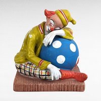 Vintage Clown Figurines Lot, Toscany, Melody in Motion, Bisque Clown, Collectible Clowns, Circus Decor, Gift for Collector