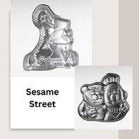 Vintage Sesame Street Cake Pans, 1978 Big Bird, 1977 Bert and Ernie, Wilton Cake Pans, Kids Birthday, Retro Baking, Nostalgic Kitchen