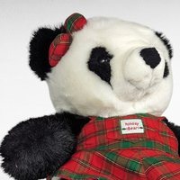 Vintage JC Penny Holiday Collection Plush 23" Holiday Bear - Collectible Christmas Decor, Gift for Kids, Nostalgic Holiday Decor