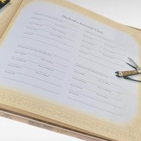 Vintage 1998 Our Family History Book - Photo Album & Genealogy Record - Gift for Family, Keepsake