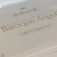 Vintage Hallmark Baroque Angel Ornament - Collectible Christmas Ornament, Angel Figurine, Holiday Decor, Gift for Collectors