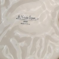 1999 St. Nicholas Square Cardinal Candy Dish, Ceramic Bird Dish, Vintage Holiday Decor, Gift for Bird Lover