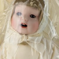Vintage Avon Gallery Porcelain Doll, Shelburne Museum Collection, Collectible Doll,  Porcelain Doll with Stand, Gift for Doll Collector