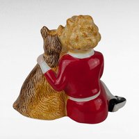 Vintage Little Orphan Annie and Sandy Ceramic Bank, Cartoon Character Bank, Retro Piggy Bank, Kids Savings, Collectible Bank