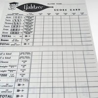 1956 Lowe Co. Yahtzee Game, Vintage Yahtzee, Dice Game, Family Game Night, Collectible Game, Retro Game