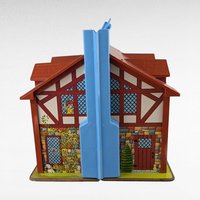 Vintage 1980s Fisher-Price Tudor House 952, Play Family House, Carry-Along House, Preschool Toy, Dollhouse, Collectible Toy