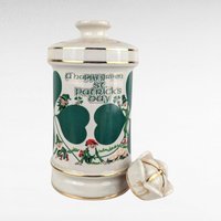 1986 Old Commonwealth "A Happy Green St. Patrick's Day" Decanter, Vintage Whiskey Decanter, Irish Decor, Collectible Decanter, Empty Bottle