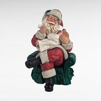 Vintage Clothique Possible Dreams Santa Feeding Baby Musical Figure, Collectible Santa, Holiday Decor, Christmas Gift, Musical Santa