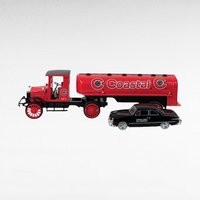 Vintage Diecast Car Lot, Coastal 1920 Pierce Arrow Tanker & Ford Coupe, Racing Champions Ford F-150, Gift for Car Enthusiast