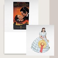Vintage Gone with the Wind Lot - Sealed VHS Set, Avon Scarlett O'Hara Figurine - Movie Memorabilia, Classic Film Gift