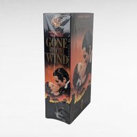 Vintage Gone with the Wind Lot - Sealed VHS Set, Avon Scarlett O'Hara Figurine - Movie Memorabilia, Classic Film Gift
