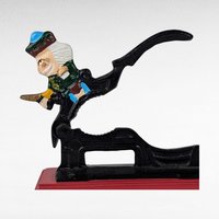Vintage Cast Iron Nutcracker, Christmas Decor, Figural Nutcracker, Holiday Kitchen Tool, Unique Gift