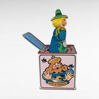 1971 Mattel Mother Goose Jack-in-the-Box, Vintage Toy, Working Musical Toy, Nursery Decor, Collectible Toy