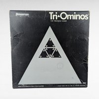 Vintage Tri-Ominos Game, The Triangle Game by Pressman, Complete with Instructions, Strategy Game, Family Game Night