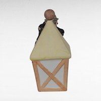 Vintage Flambro Emmett Kelly Jr. Clown on Lamp Nightlight, Ceramic Clown Figurine, Circus Decor,  Collectible Clown