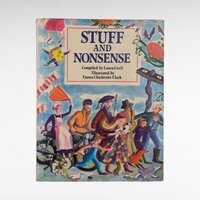 1989 Stuff and Nonsense, Laura Cecil, Children's Book, Illustrated, Vintage Hardcover, Gift for Kids, Bedtime Stories, Nursery Decor